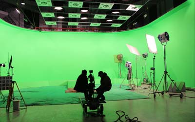 Studios filming / set construction